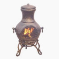 Etruscan Chiminea, Outdoor Fireplace BBQ, Chimenea